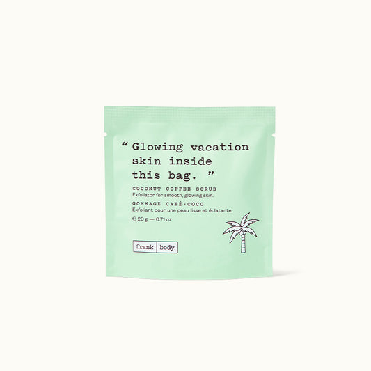 Deluxe Coconut Coffee Scrub Sample 20g